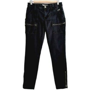 JOIE Park Skinny Black Jeans Cropped Sz 27 Flawed